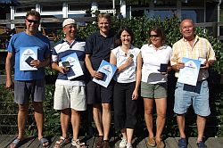 Hessenmeisterschaft 2011 v.l.n.r. Christian u. Markus Fischer, Dierk u. Tina Conrad sowie Iska Fischer u. Gerhard Sehnke.   